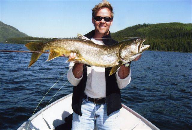 Fly fishing for lake trout is very effective